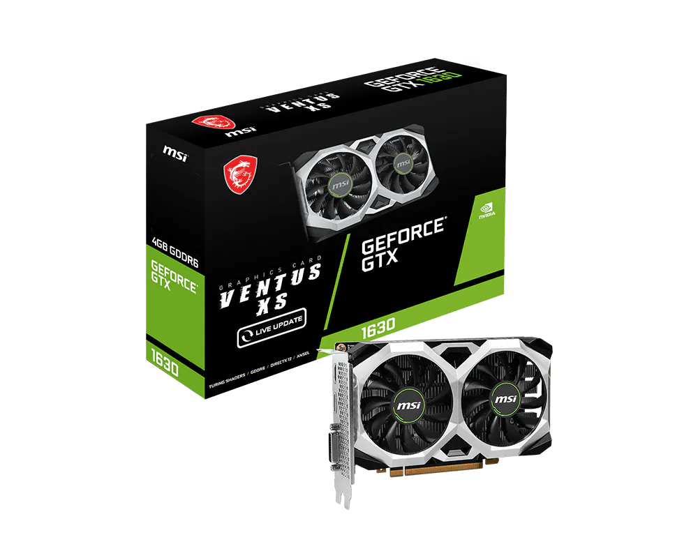 MSI GeForce® GTX 1630 VENTUS XS 4G